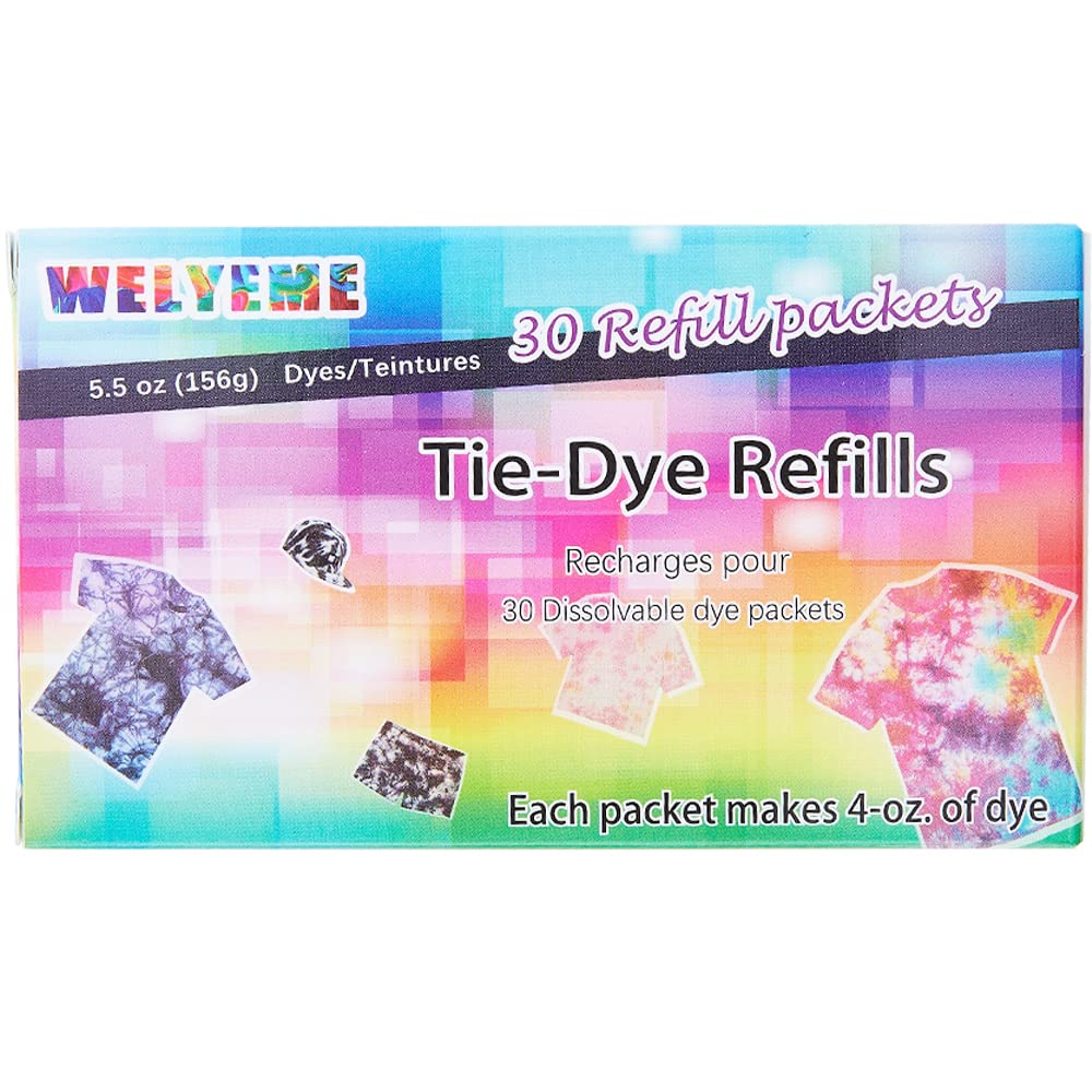 Tie-Dye Refills 9 Packets (Rainbow)